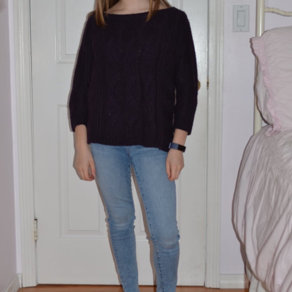 [Ann Taylor LOFT] Purple Wool Sweater